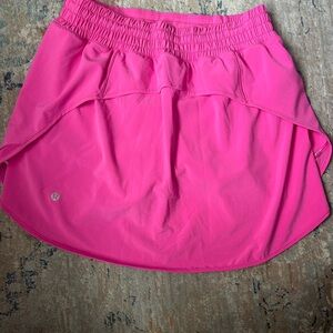 lululemon athletica Hot Pink Hotty Hot Skort Tennis Golf
